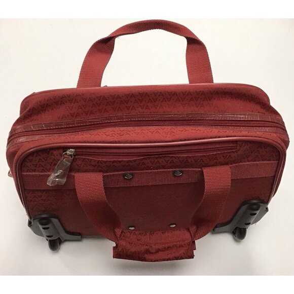 15" Rolling/Locking Carry-On or Briefcase Bag Red Luggage/Overnight/Work ❤️ - Picture 4 of 6